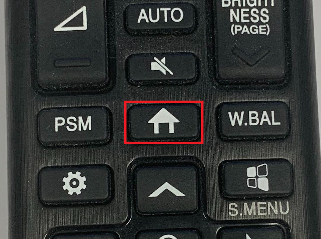 lg tv on button